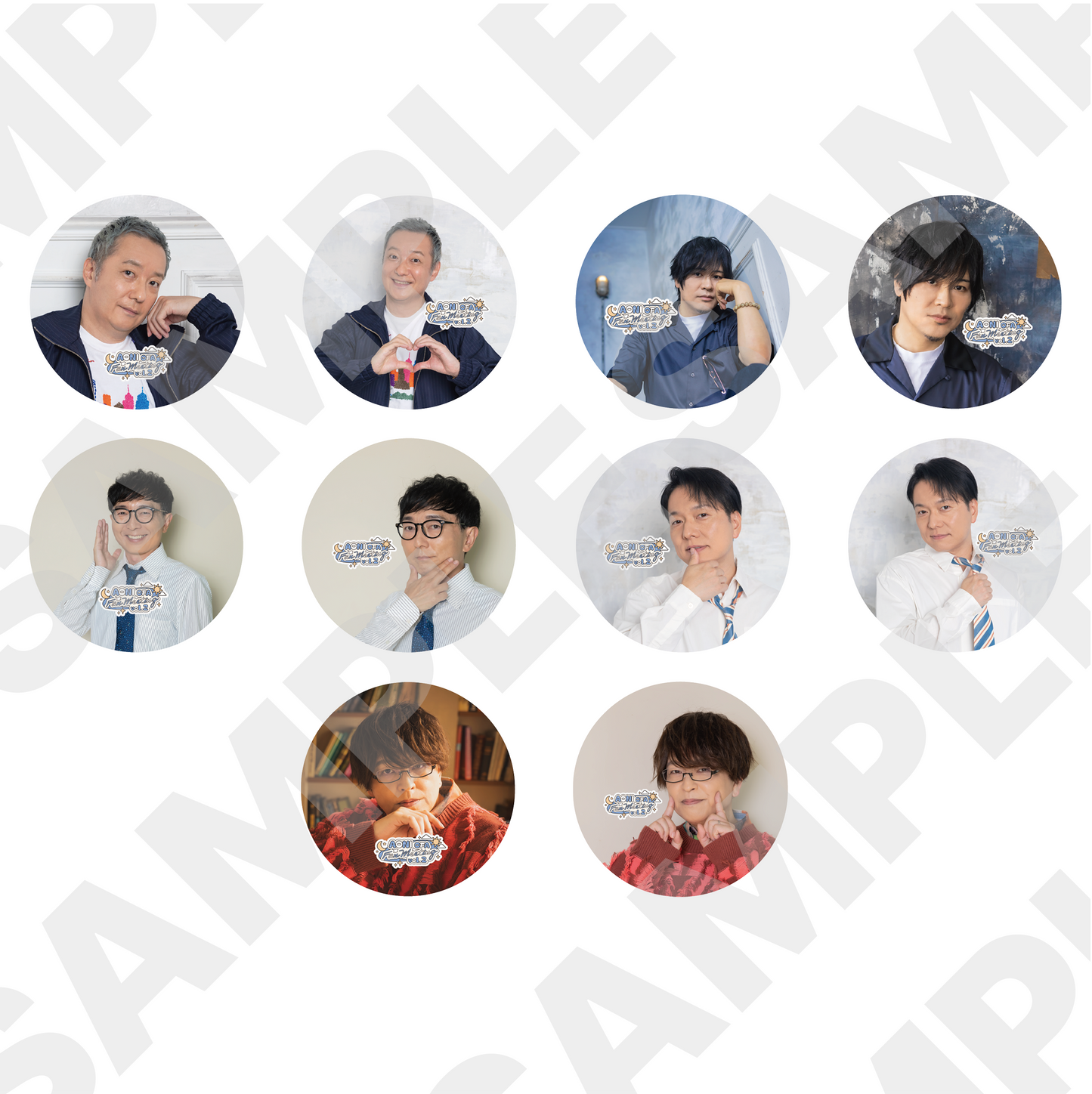 【AONI OFA Fan Meeting Vol.2】缶バッジ ※ランダム