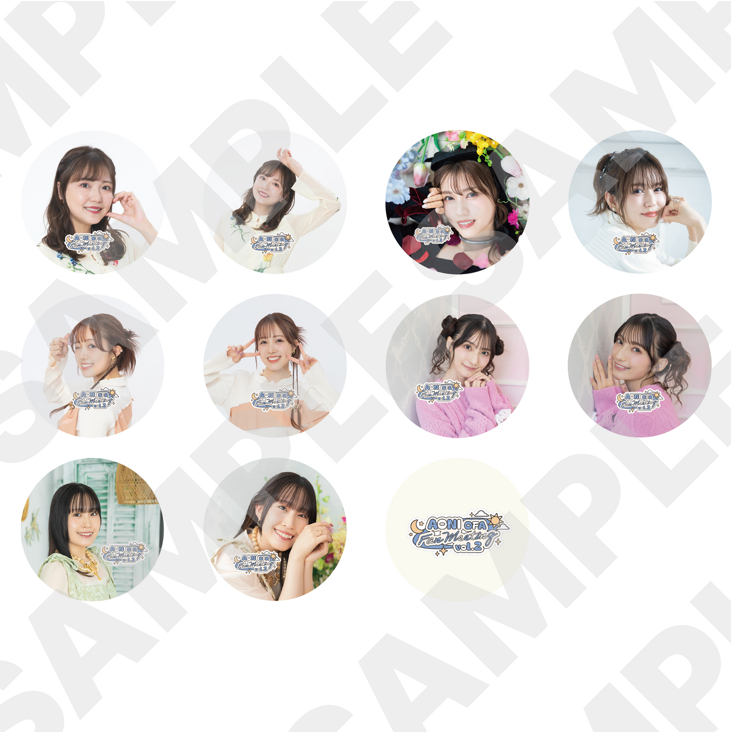 【AONI OFA Fan Meeting Vol.2】缶バッジ ※ランダム