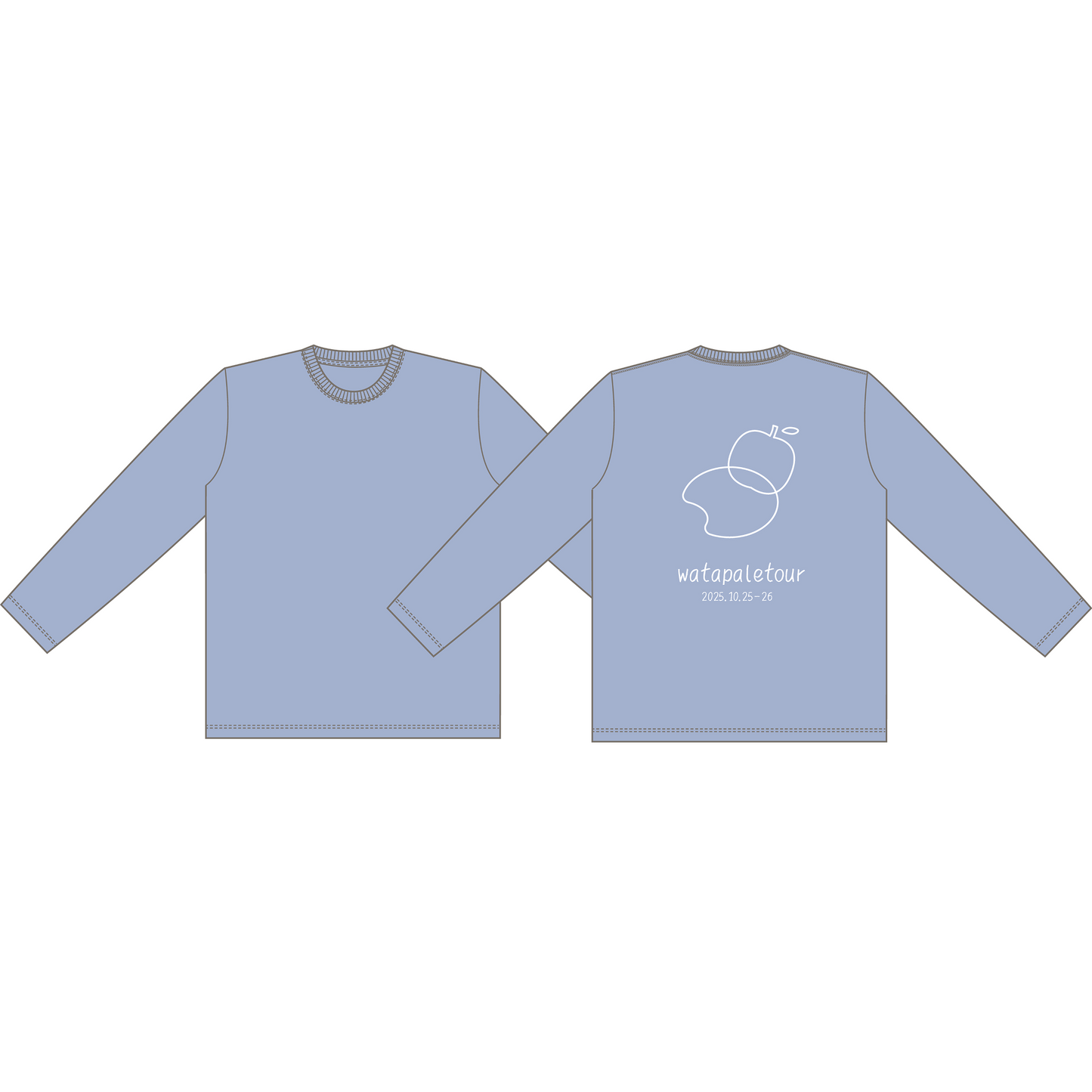 【わたしのパレット青森バスツアー】長袖Tシャツ