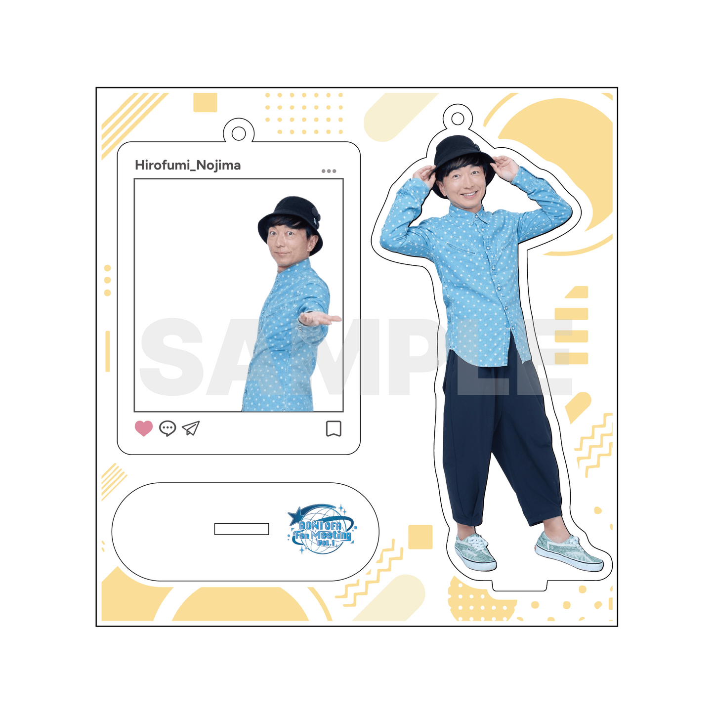 【AONI OFA Fan Meeting Vol.1】アクリルスタンド 野島裕史 ※在庫販売