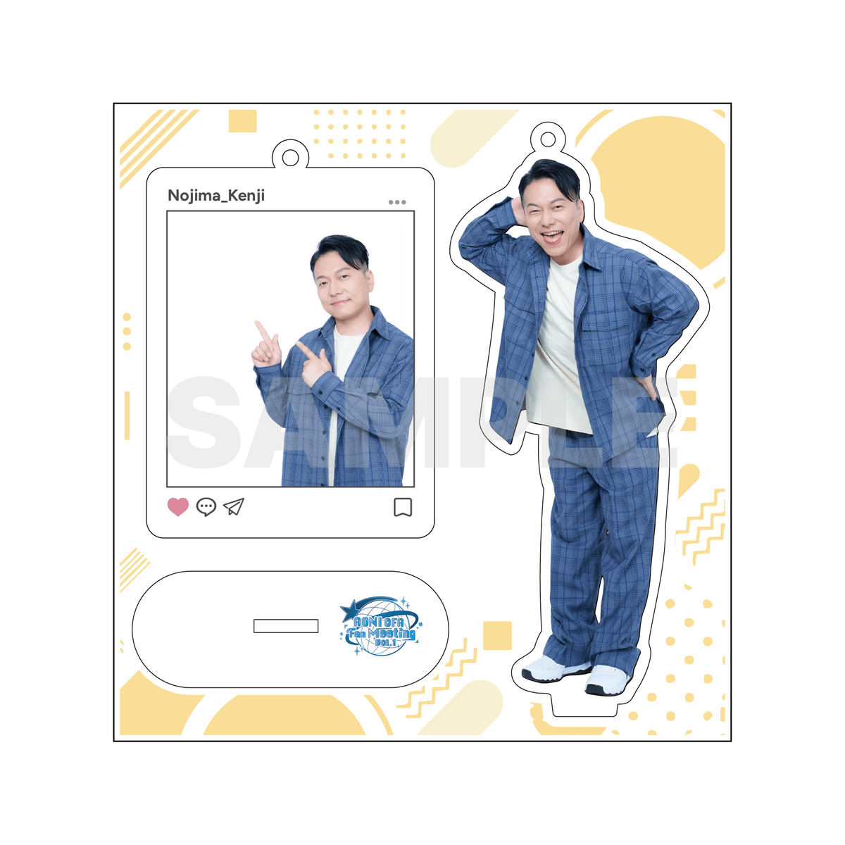 【AONI OFA Fan Meeting Vol.1】アクリルスタンド 野島健児 – AONI OFFICIAL STORE / 青二 ...