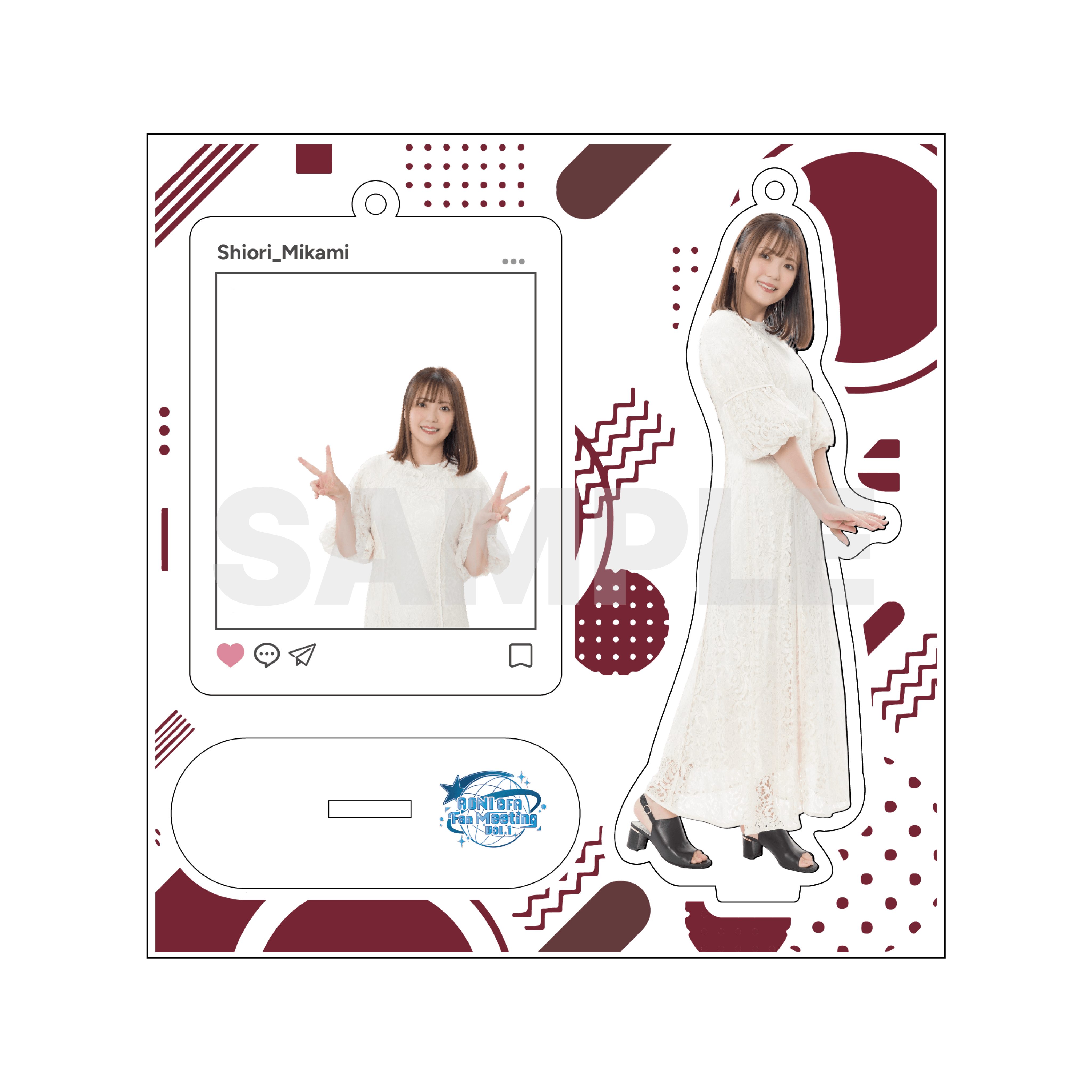 AONI OFA Fan Meeting アクリルスタンド 藤井ゆきよ 商品 – AONI OFFICIAL STORE / 青二プロダクション オフィシャル